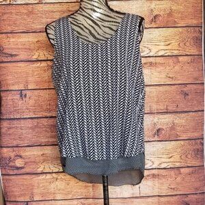 Cynthia Rowley Sleeveless Tank Large EUC
